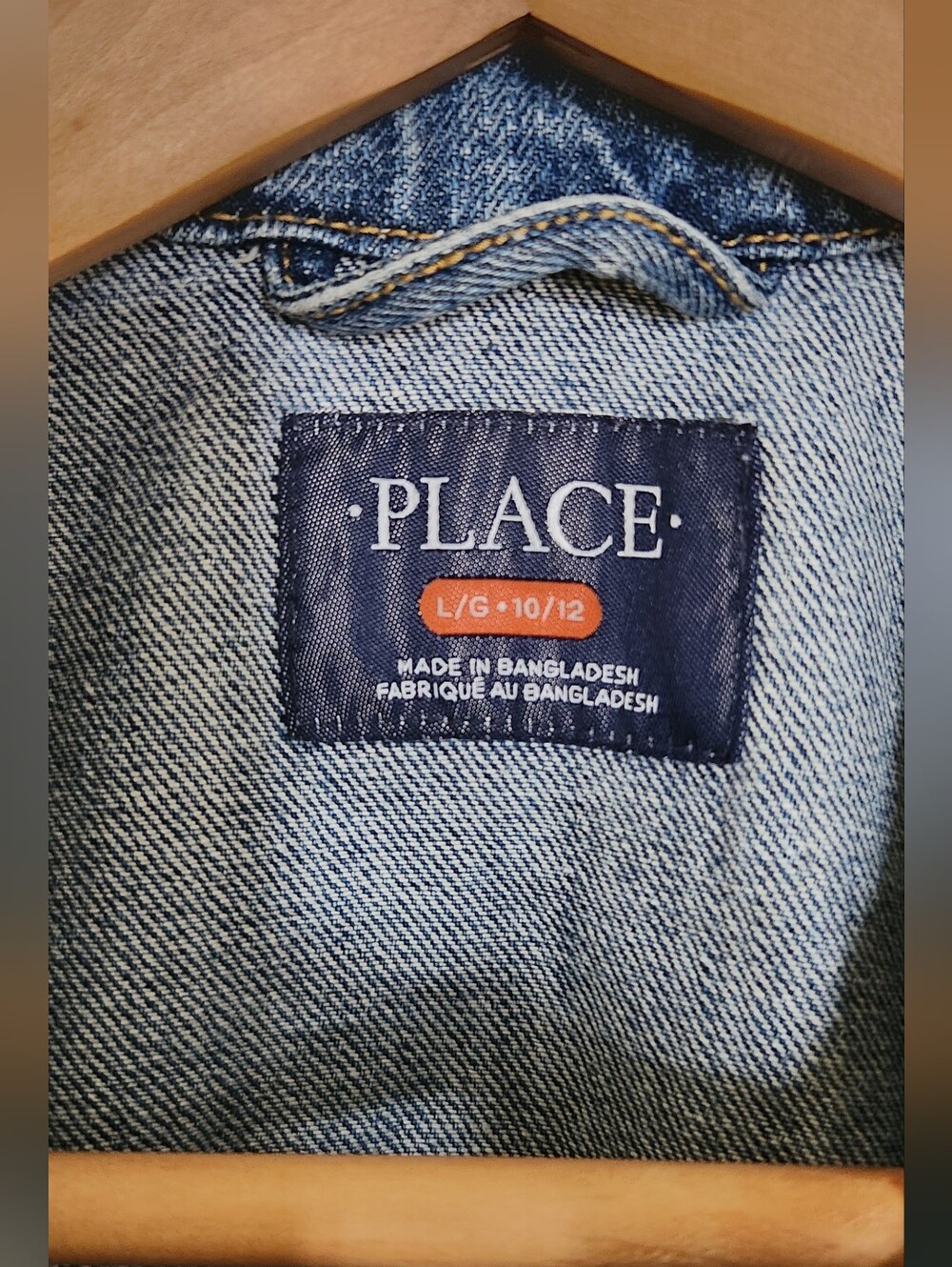 Children's Place, Blue Denim Jacket - L/G 10/12